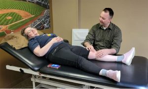 Don Shipe treating patient.